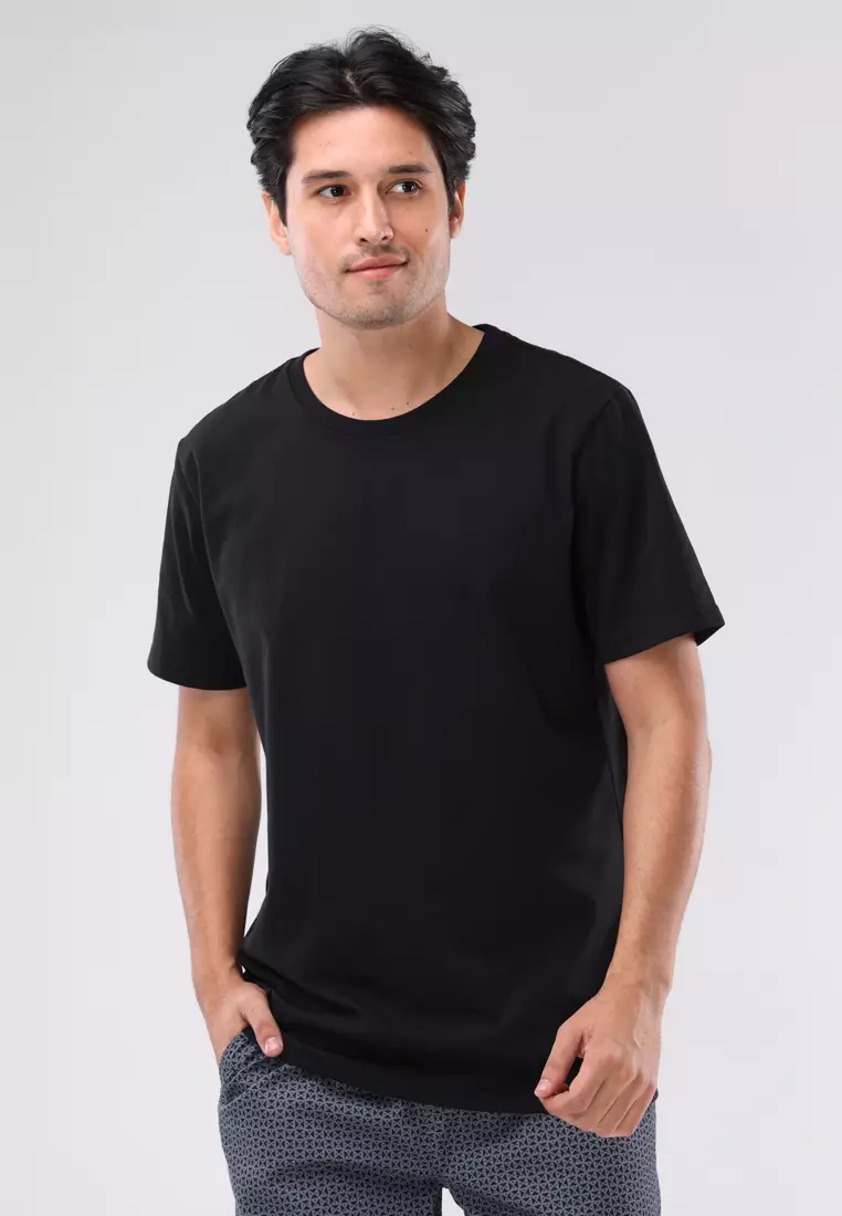 64% OFF Round Neck Jersey Knits Short Sleeves