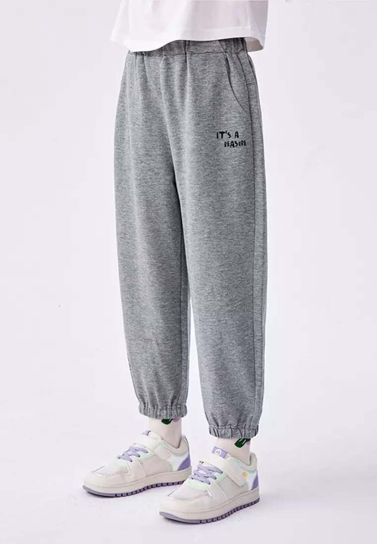 15% OFF Graphic Print Knitted Long Pant With Pocket