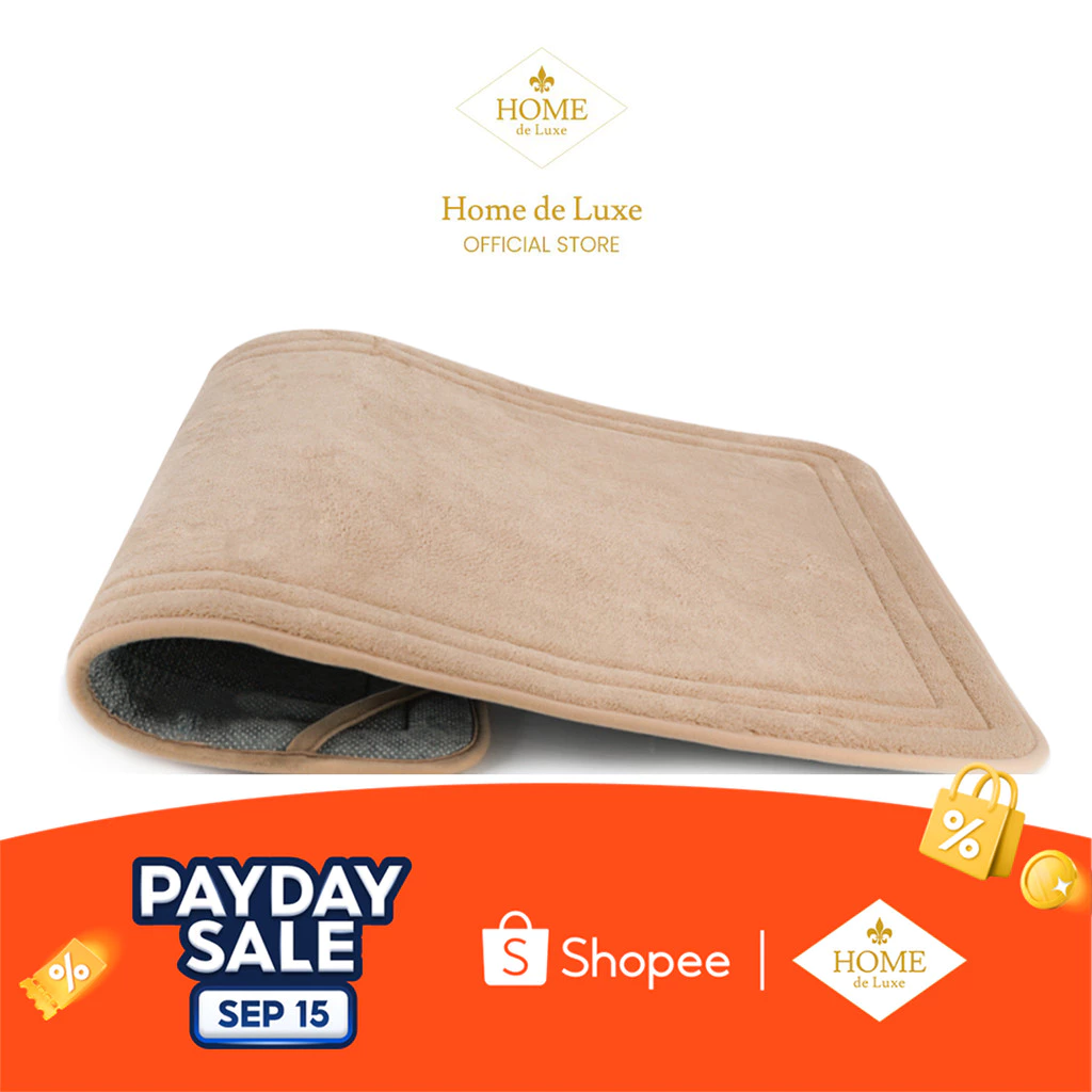 34% OFF Home De Luxe Memory foam bath mat non slip grip tex microfiber absorbent quick drying 17x24 21x34
