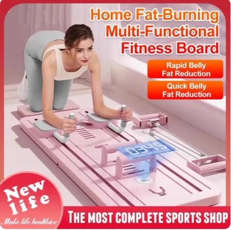 72% OFF Pilates Reformer Board Foldable Abdominal Exercise Machine, Core Belly Roller Trainer, Home Fitness Equipment for Full Body Workout