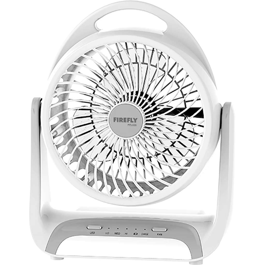 36% OFF Firefly Mini Table Fan with Built-in Dimmable Emergency Light - FEL628