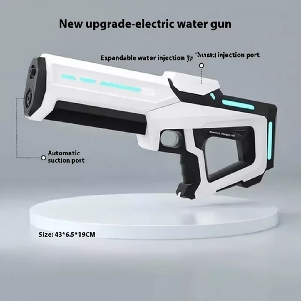 55% OFF Kids Electric Water Blaster Toy Rechargeable Splash Fun With Goggles Outdoor Summer Play