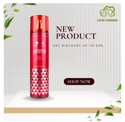 49% OFF Sweet Night Strawberry Pound Cake Scent New Arrival Perfume 236ml