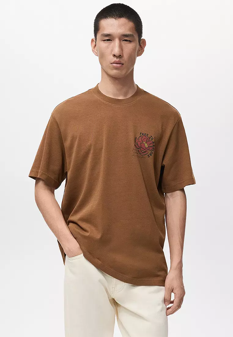 65% OFF 100% Cotton T-Shirt Text