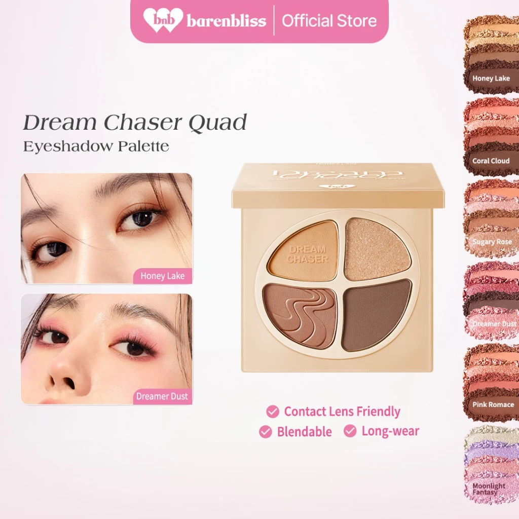 35% OFF barenbliss BNB Dream Chaser Quad Eyeshadow Palette | 8HR Color Pop Eyeshadow