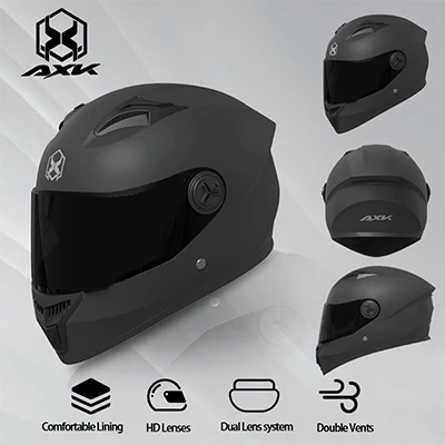 40% OFF AKA Men's and Women's Motorcycle Full Coverage Anti-Fog Helmet with ICC