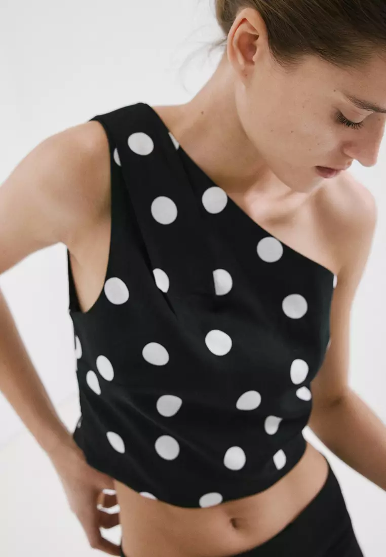 57% OFF Mango Polka Dot Top