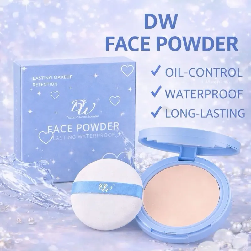 67% OFF DW Face Pressed Powder Long Lasting Waterproof Oil Control Matte Flawless 10g FDA APPROVED