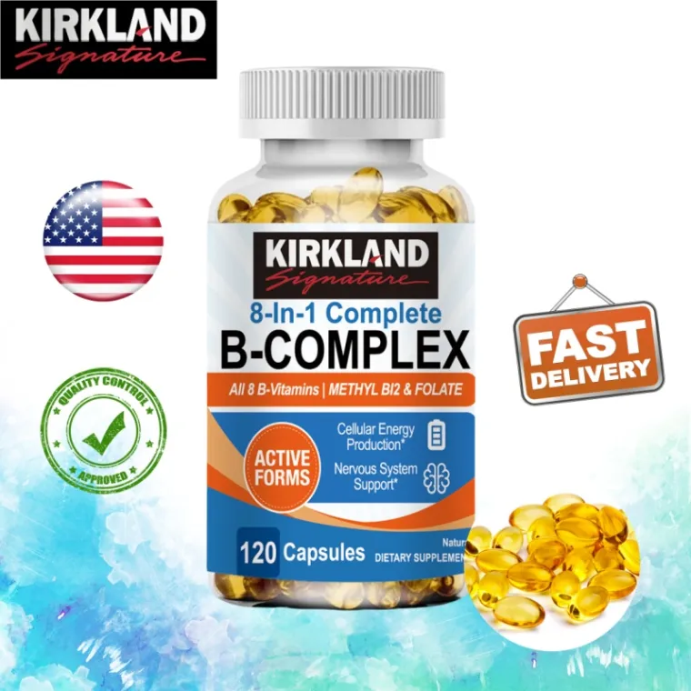 43% OFF KIRK-LAND 8-in-1 Vitamin B Complex for Men and Women supports the nervous system and energy metabolism, promotes red blood cell production, and prevents anemia