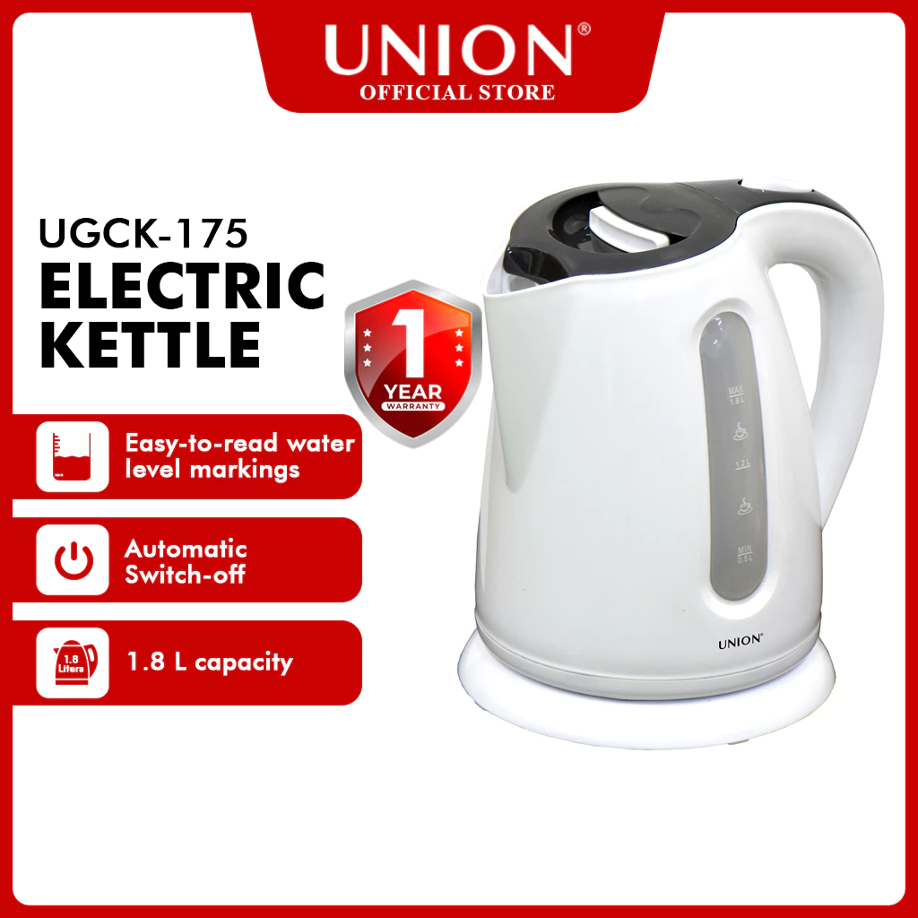 29% OFF Union UGCK-175 1.8L Cordless Electric Kettle