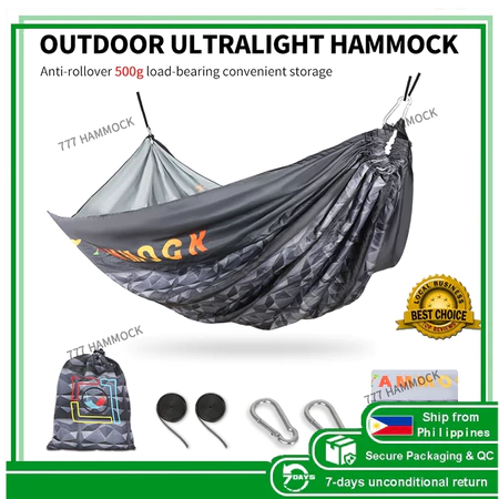33% OFF Hammock Duyan Camping Hiking Double Outdoor Portable equipment WIth Storage Bag Travel Hammock duyan