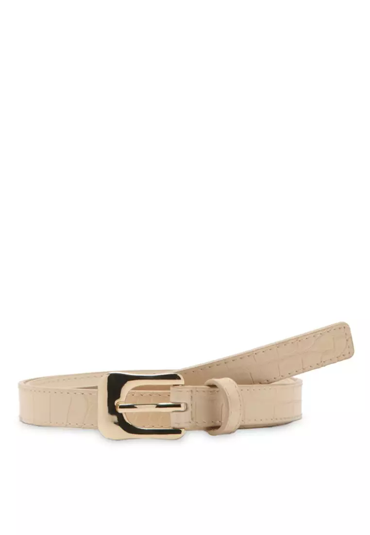 50% OFF Croco Faux-Leather Belt