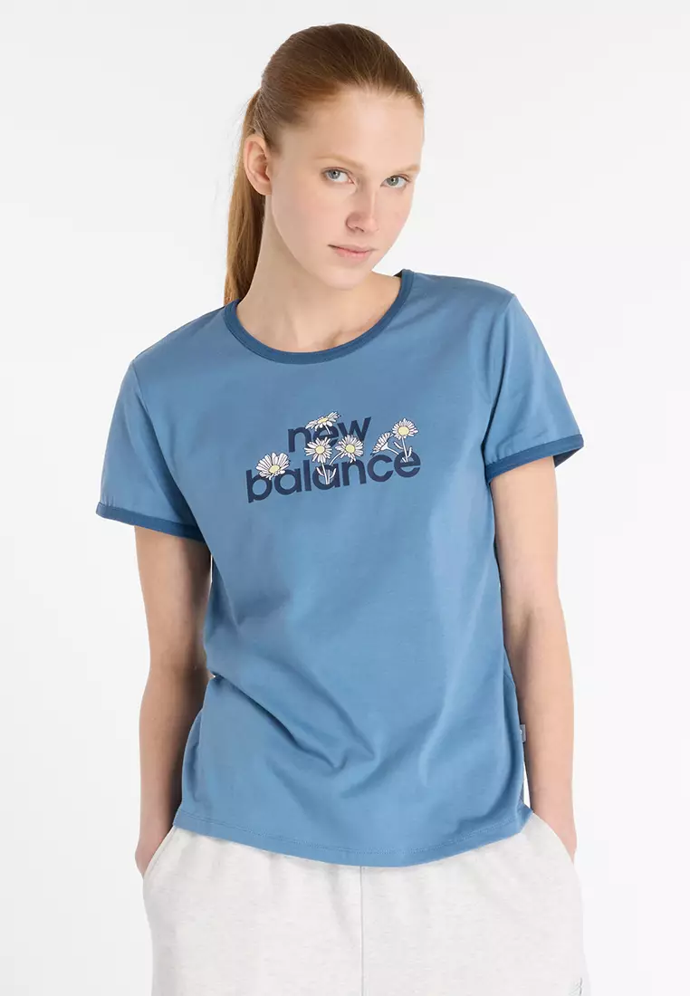 53% OFF NEW BALANCE Flower Ringer T-Shirt