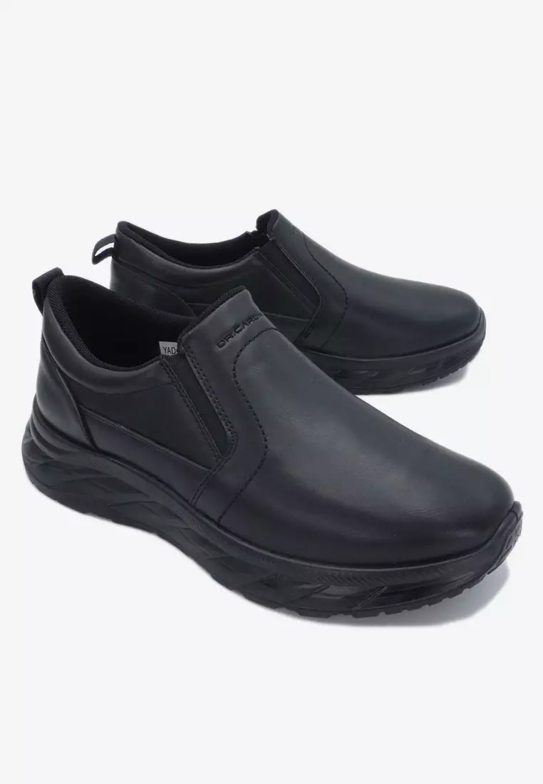 63% OFF Dr Cardin Men Faux Leather Ultra Light Slip-On Shoes YAD-61108