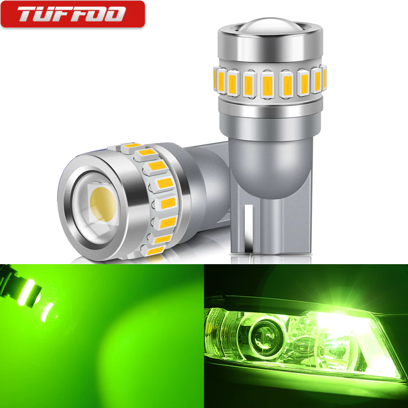 67% OFF TUFFOO 2PCS T10 / W5W LED Bulb For Car Position / Dome Light / Interior Light / License Plate Light / Reading Light - White/Red/Golden