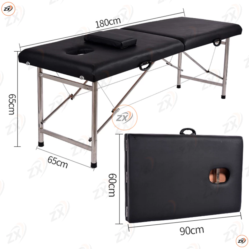 Foldable Sturdy Comfortable Beauty Bed Massage Bed Spa Facial Portable Massage Table Tattoo Bed