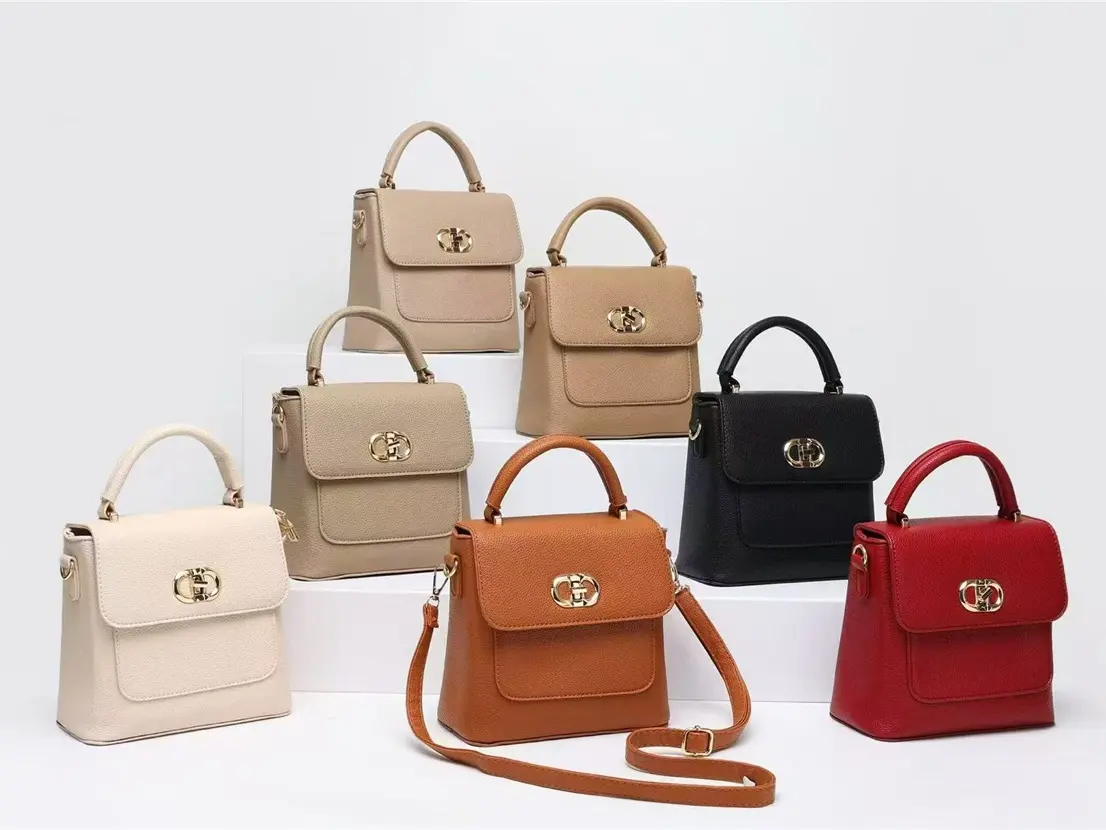 72% OFF JOUAKO Fashion Leather Women's Chain Leather Shoulder Messenger Double Across Body Bag For Woman #A21288