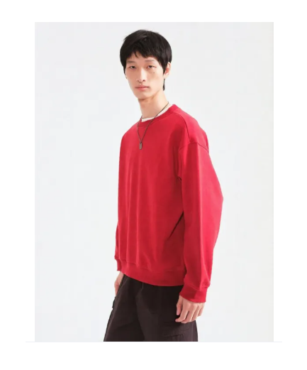 51% OFF H&M | Couple Casual Loose Drop Shoulder Red Hoodie Summer