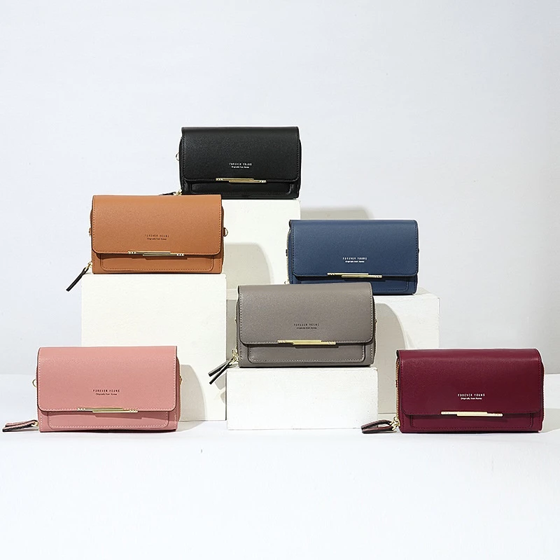 68% OFF UISN #6090 Women's wallet simple diagonal bag Korean style fashion shoulder bag diagonal bag