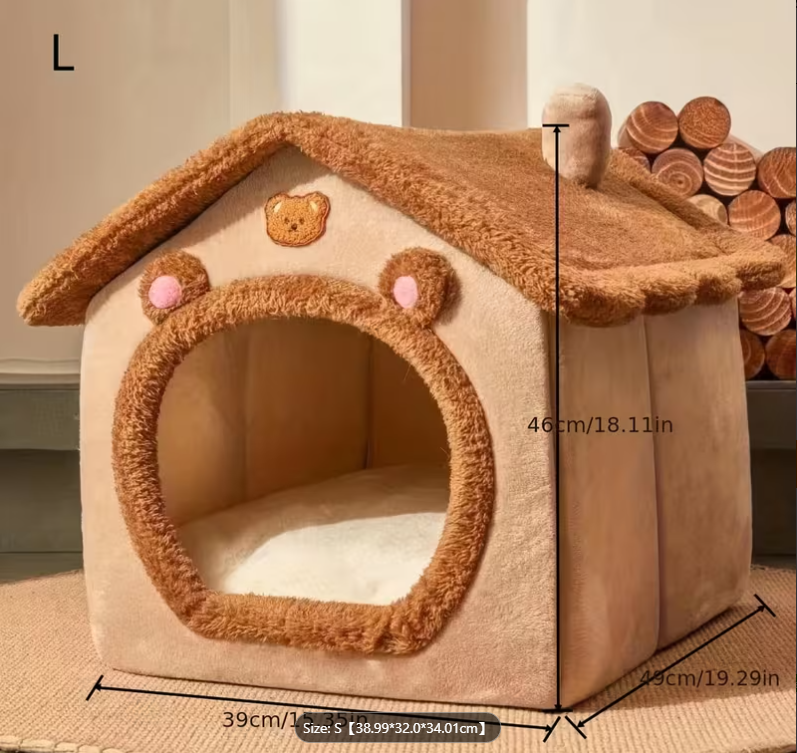 50% OFF Moveable And Washable Waterless Pet Bed - Comfortable, Warm, And Furry Cat Nest