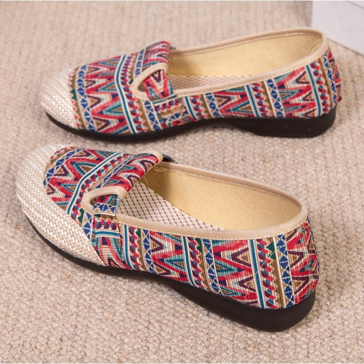 20% OFF JY Women's Rubber Summer Flats Rattan Made Slip On Loafers#B202