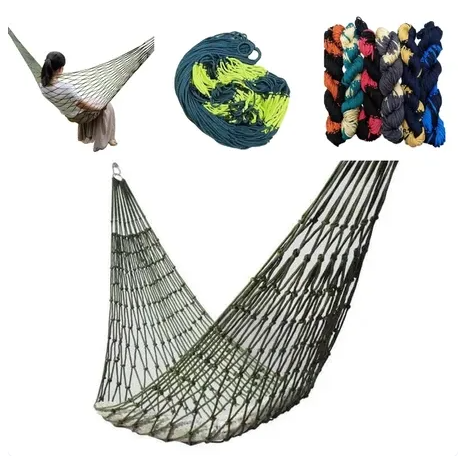 37% OFF KMS Outdoor Camping Hammock Mesh Net for Garden Beach Yard Travel Garden Swing Hanging Bed COD