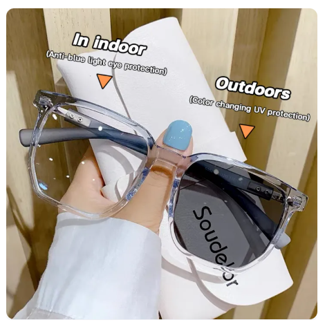66% OFF  Photochromic with Anti RadiationGlasses Myopia Eyeglasses -50 to -400 Replaceable Lens For Women Men Eyewear Ultralight Eyeglasses Frames 2055