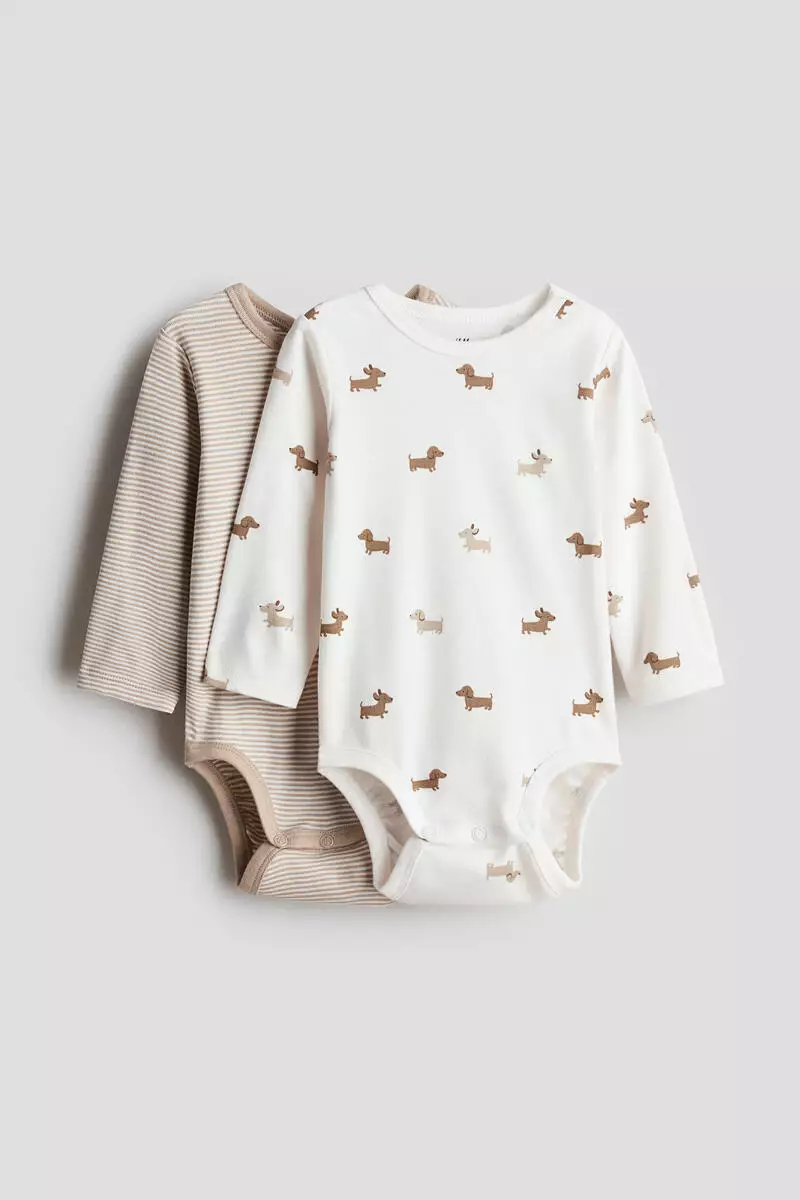 10% OFF 2-pack cotton bodysuits
