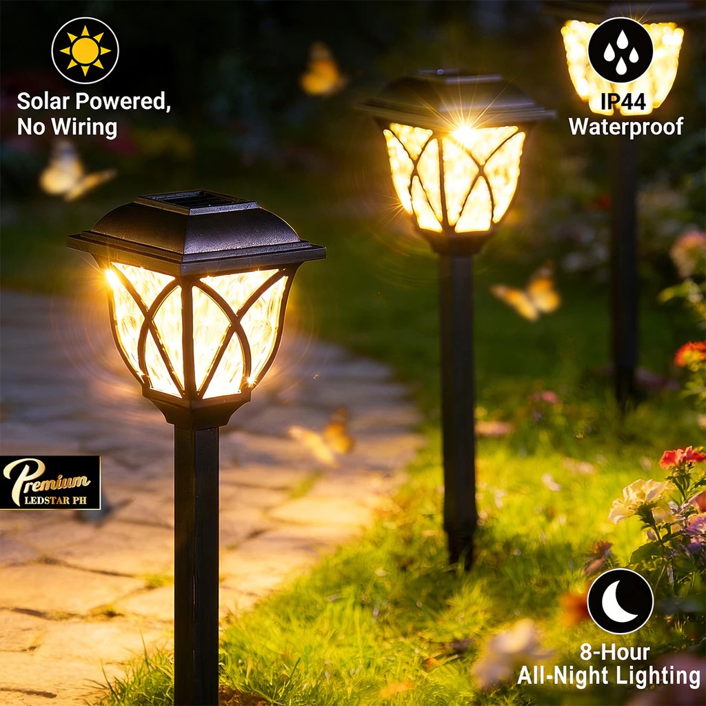 41% OFF Waterproof Outdoor Solar LED Pathway Landscape Light Garden Yard Lawn camping Lamp Christmas lights