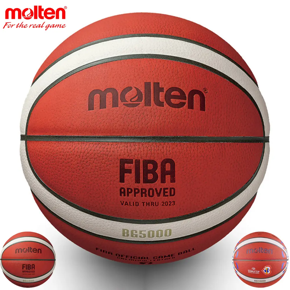 50% OFF Molten BG5000 Basketball  Basketball Leagues Match Ball FIBA Approved Premium Composite Leather