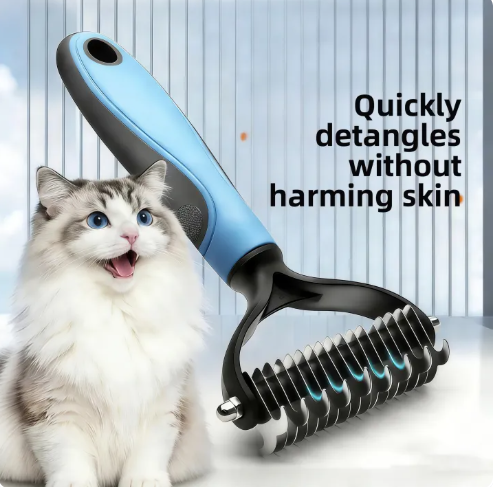 69% OFF Pet Detangling and Deshedding Comb for Dogs and Cats Easy to Use Durable Hair Removal Tool for Long and Short Fur Efficient Grooming Tool for Pet Hygiene
