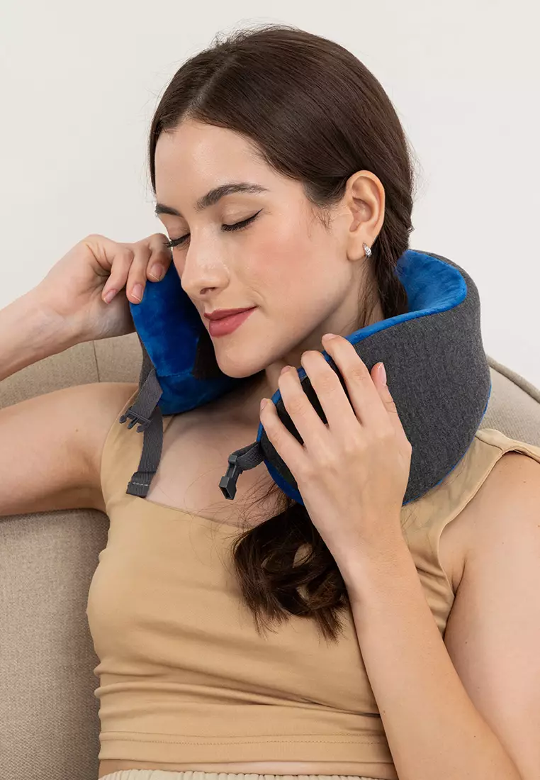 9% OFF Travel Sentry Full Comfort Travel Neck Pillow Blue