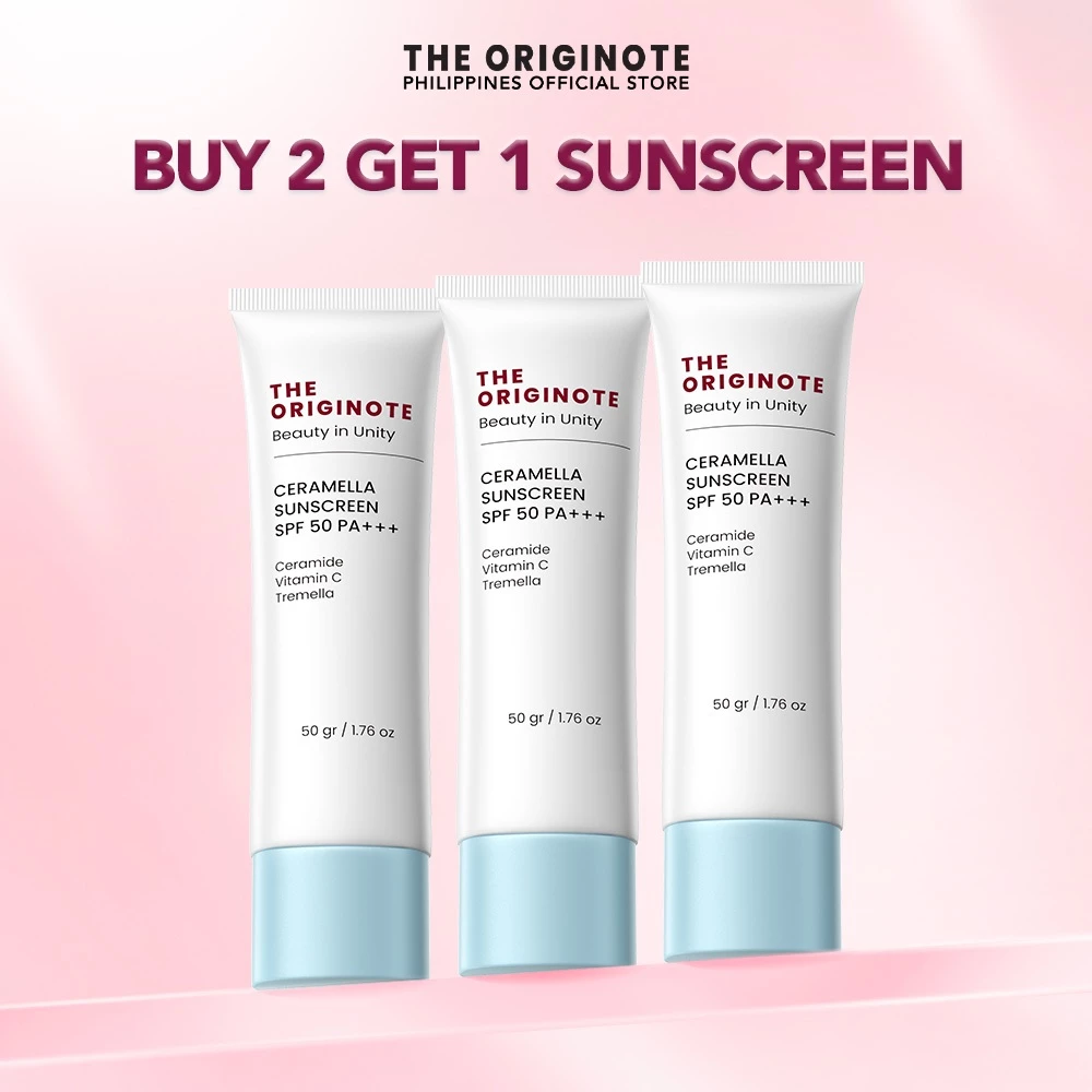 46% OFF The Originote Ceramella SPF50 PA++++ Sunscreen 3pcs Bundle – Protects Dullness Barrier Sunblock Care