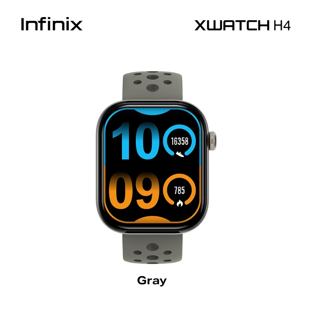 23% OFF Infinix XWatch H4 | 2.04" G+F TFT Large Screen | Clear Bluetooth Calling | Pro-Level Health Tracking