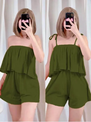 86% OFF JAMIYA ROMPER SPG JUMPSHORT PLAIN M-3XL