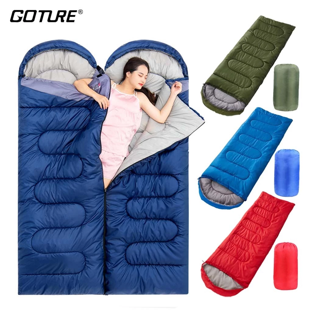 42% OFF GOTURE Camping Sleeping Bag Travel Portable Sleeping Bag 0.7Kg Outdoor Hiking Travel Tent Sleeping Blanket