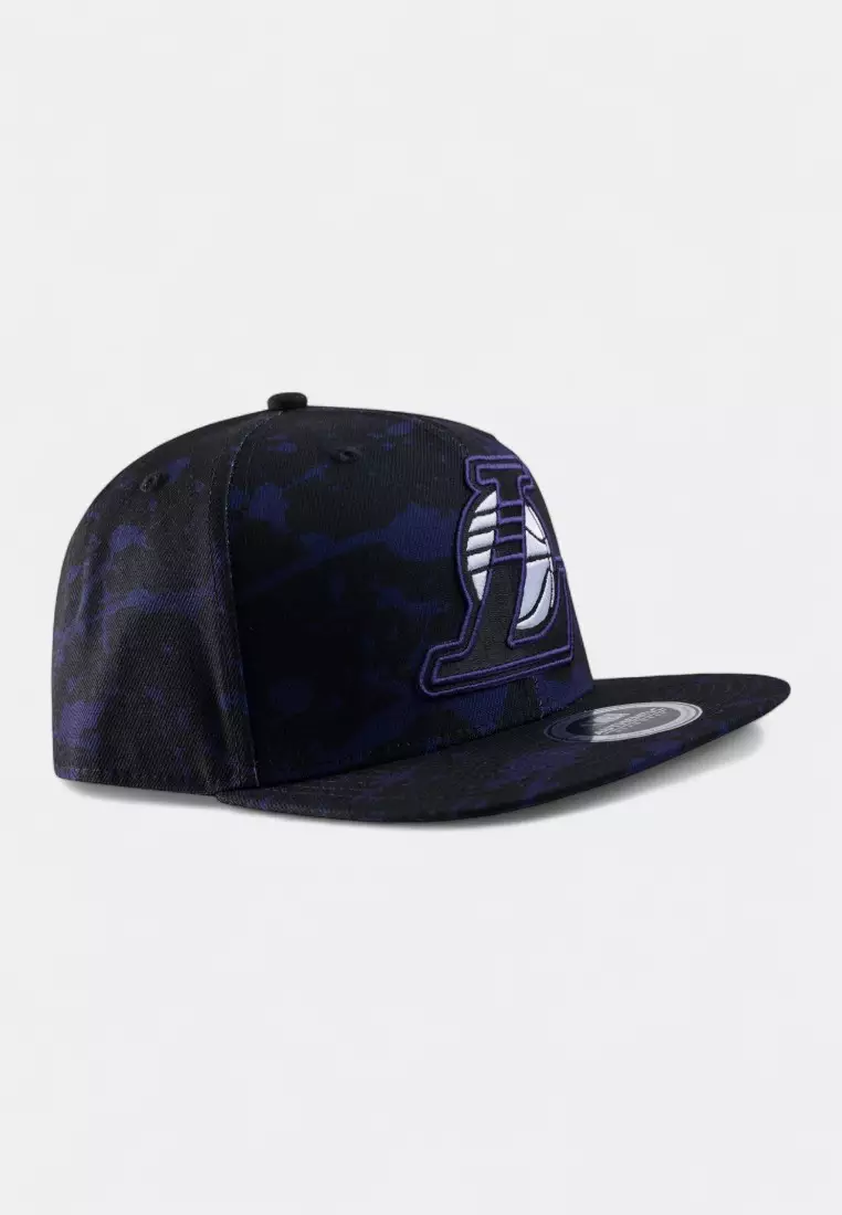 53% OFF Los Angeles Lakers Adjustable Snapback Cap for Men Flat Drops Collection