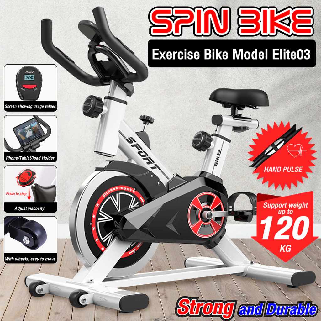 70% OFF ELITE Spin Bike | Home Exercise Fitness Bike Equipment