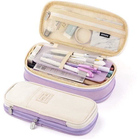 50% OFF Large Capacity Pencil Case for Stationery, Desk Organizer, School and Office Use