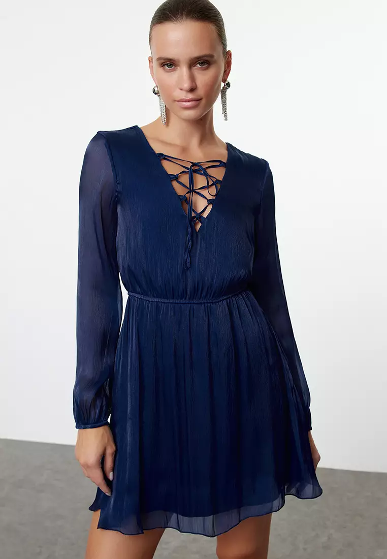 84% OFF Straight Mini Long Regular Dress