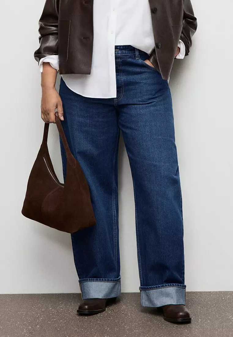 49% OFF Balloon Jeans With Rolled-Up Hem