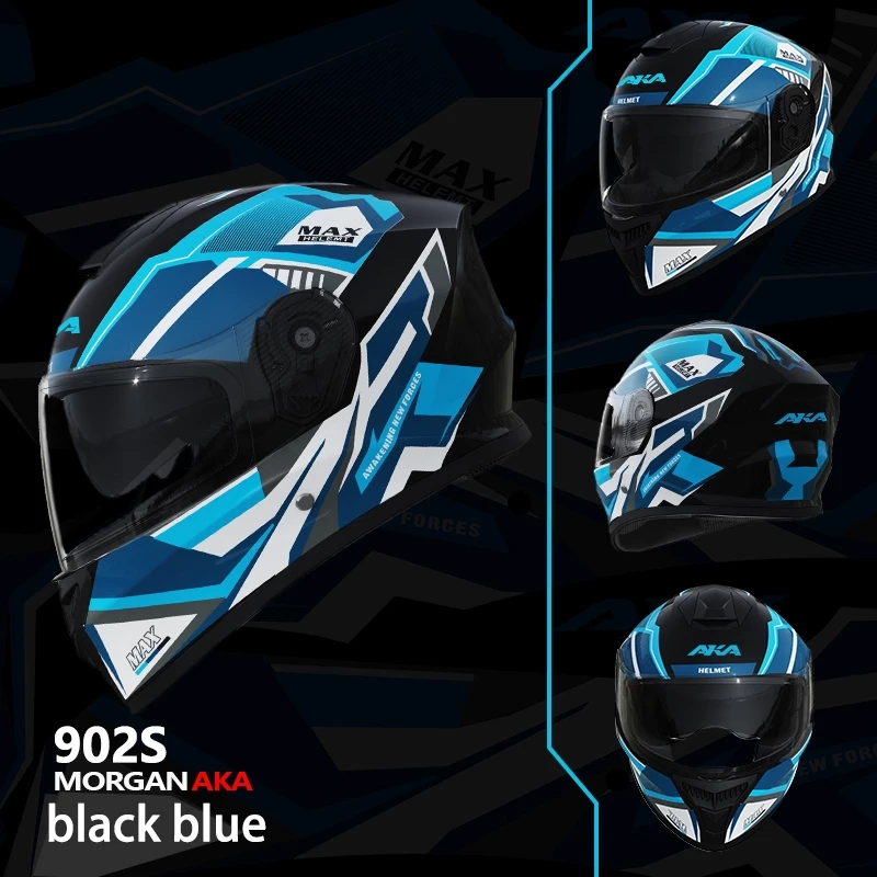 17% OFF AKA902 motorcycle full face helmet HD dual mirror