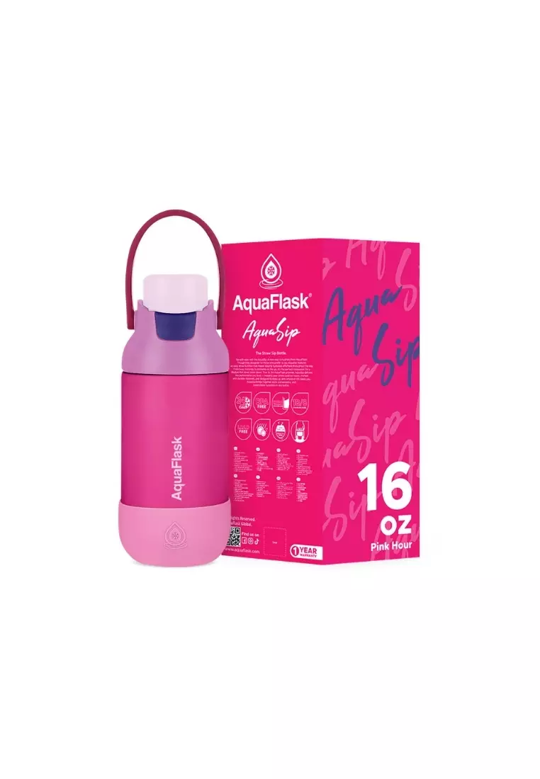 67% OFF 16oz Pink Hour AquaSip Collection