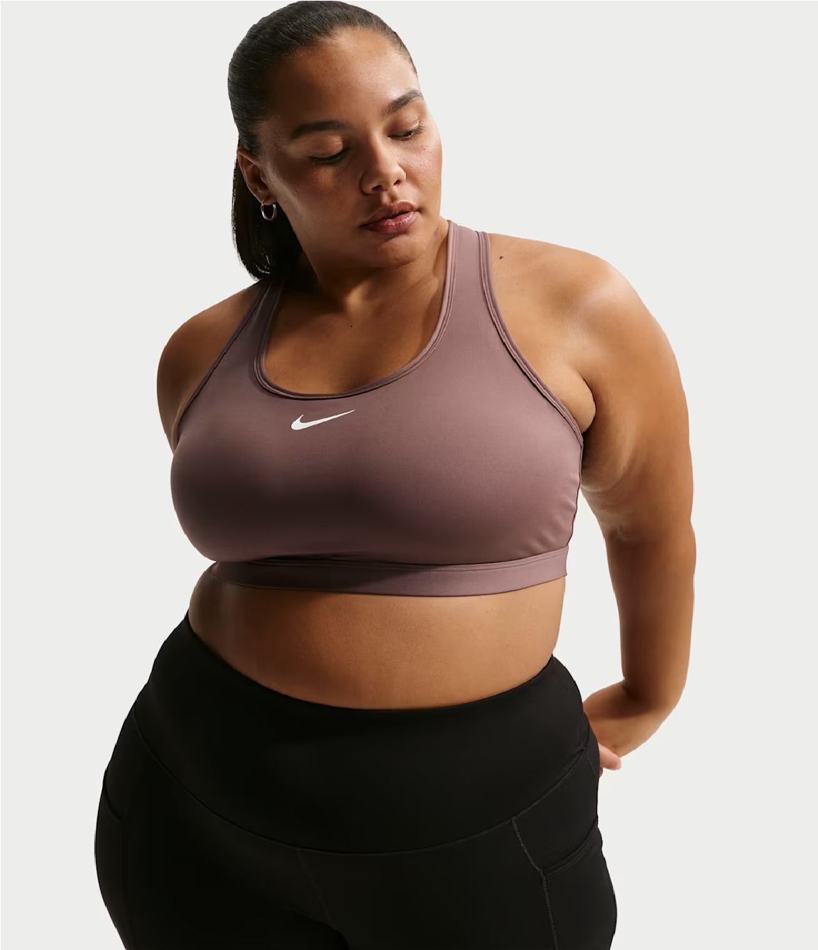 10% OFF Nike Swoosh Medium Support Women's Padded Sports Bra (Plus Size)