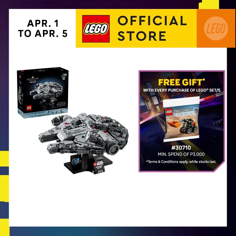 6% OFF LEGO Star Wars TM 75375 Millennium Falcon (921 Pieces), Bricks Toy, Starship, Collectibles