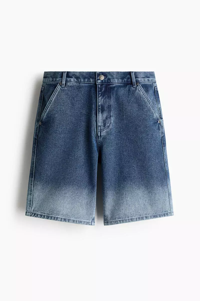 55% OFF Loose Fit Denim shorts