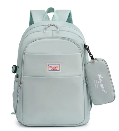 61% OFF HY BAG #4010 FASHION UNISEX CHIC NYLON ANTI-THEFT OXFORD CLOTH BACKPACK 14INCHES WITH LAPTOP COMPARTMENTS
