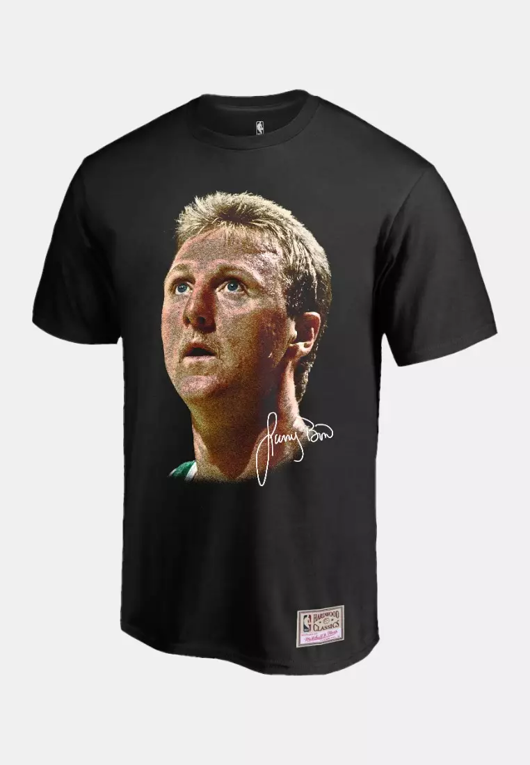 10% OFF Mitchell & Ness Big Face Tee Larry Bird Boston Celtics
