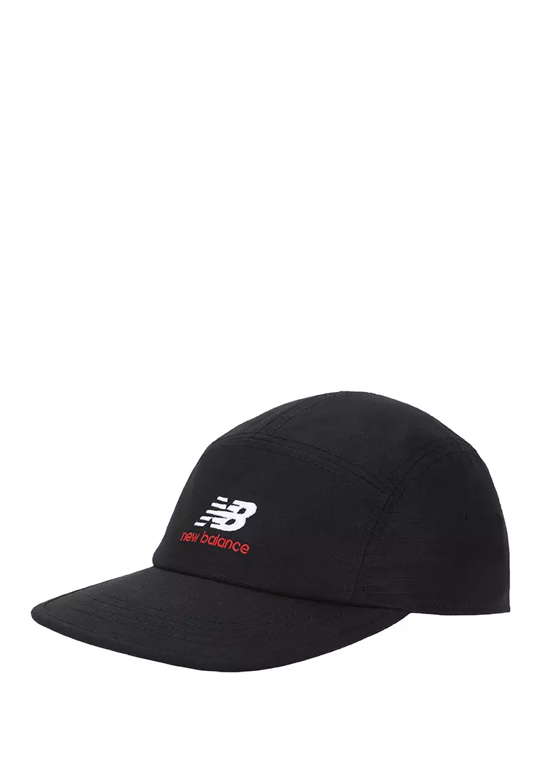 43% OFF New Balance 5 Panel Camper Stacked Running Cap