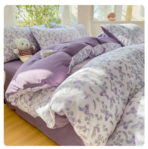 54% OFF Janie Home Full Garterize Double Queen King Super 4in1 Bedsheet High Quality Bedding Set Duvet Cover